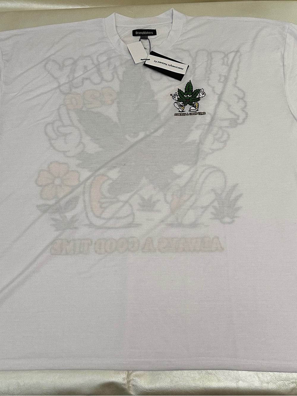 White Short Sleeve Graphic Tee - Men's